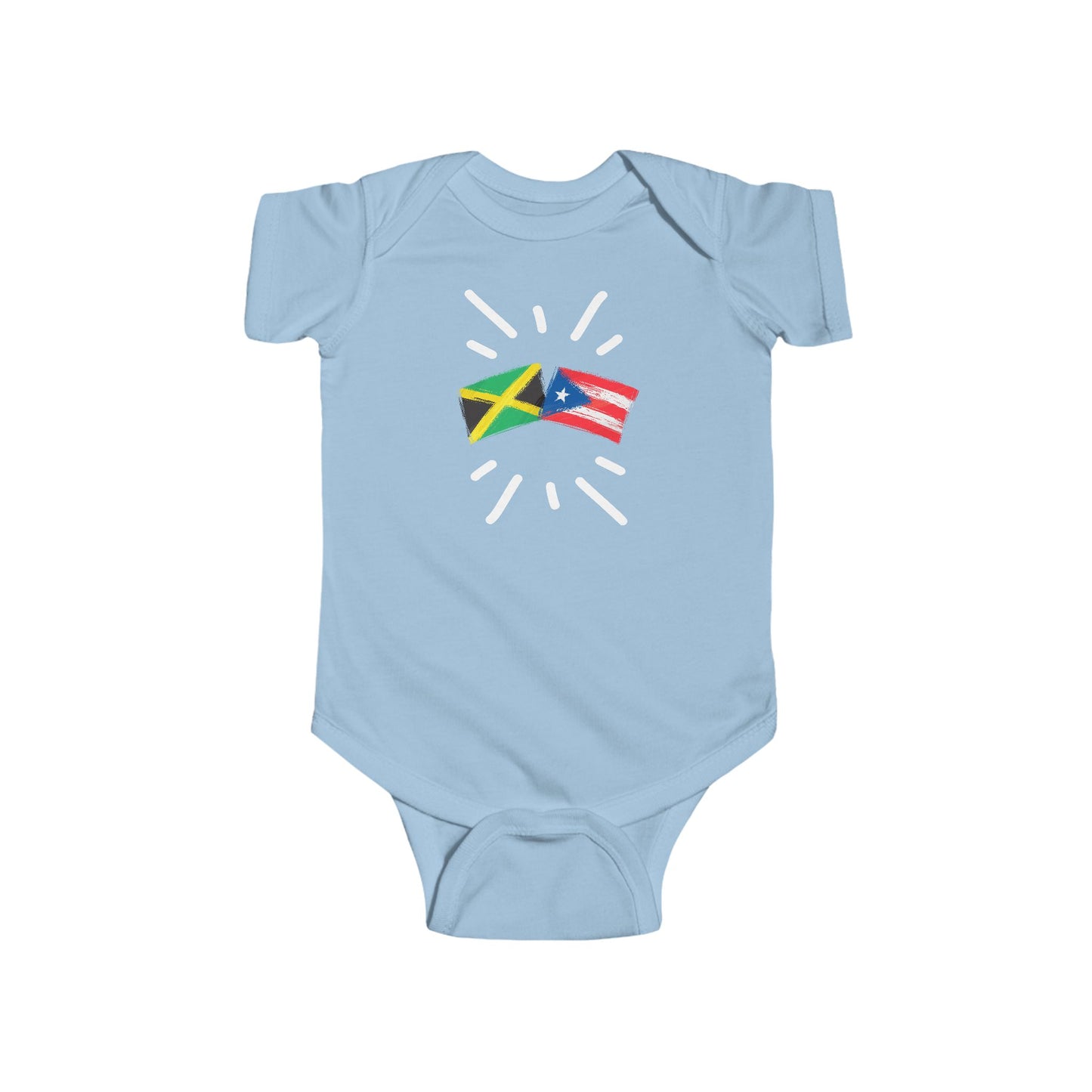 Infant Jamaica and Puerto Rico Bodysuit