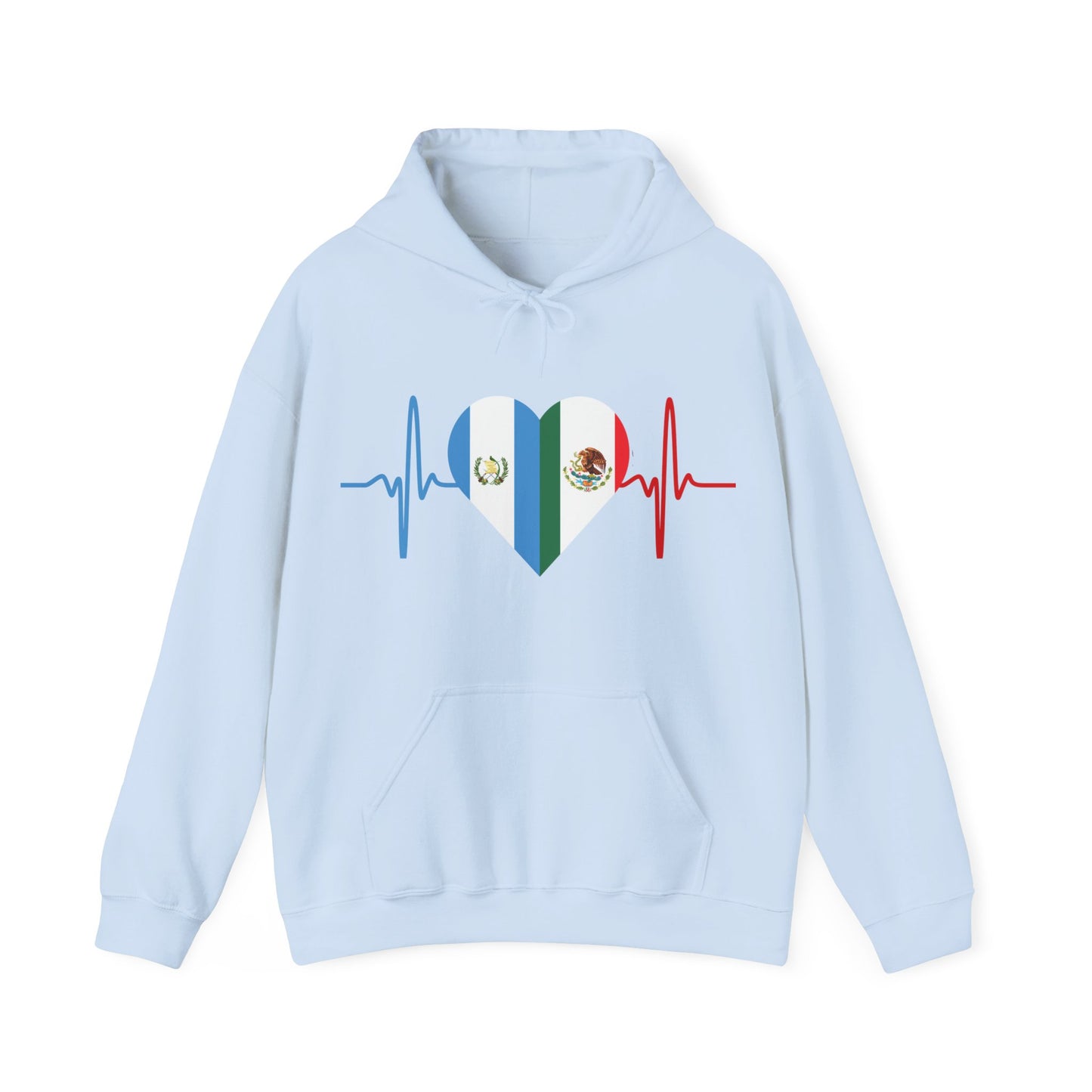 Guatemala and Mexico Unisex Hooded Sweatshirt I Sudadera Unisexo México and Guatemala