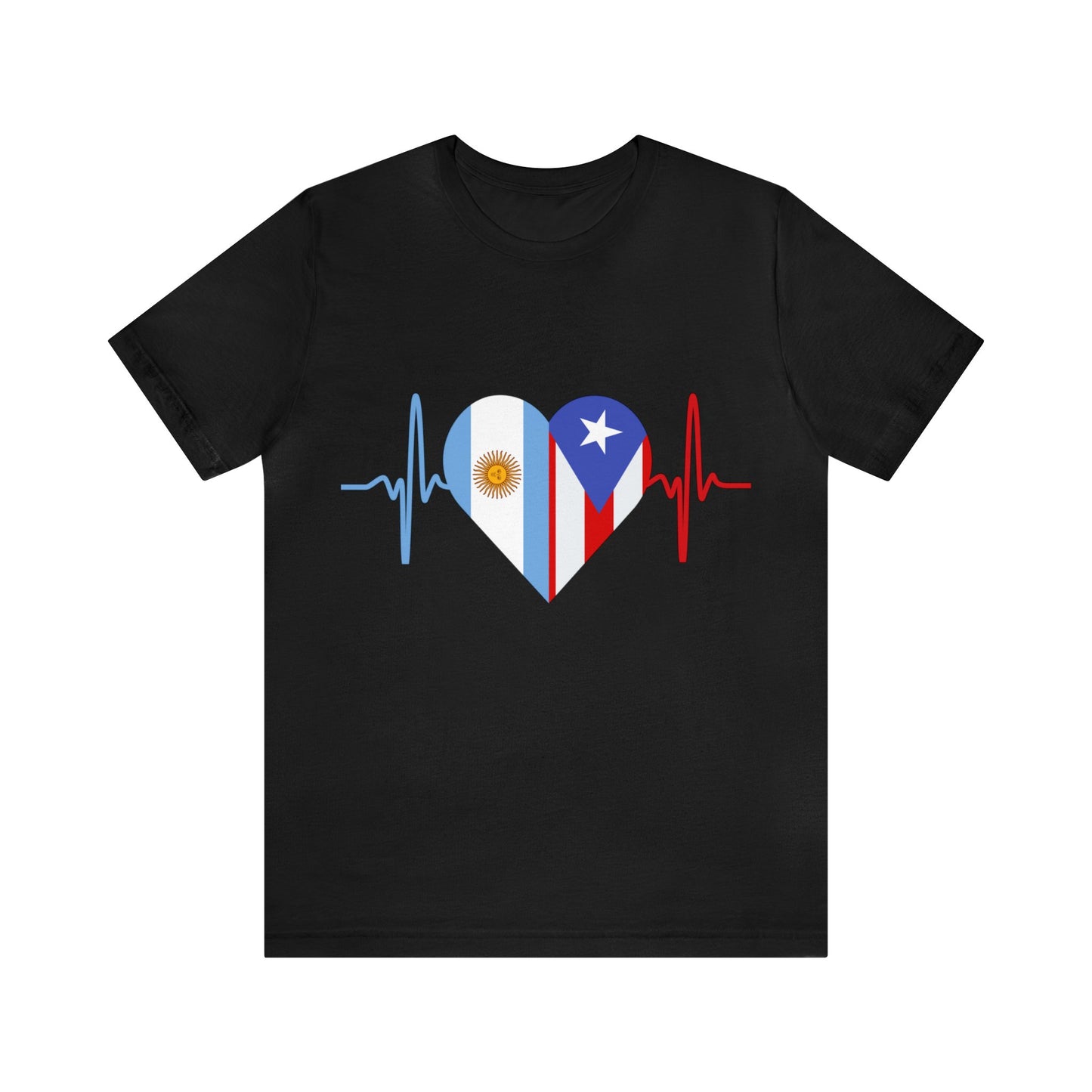 Argentina and Puerto Rico Short Sleeve Tee