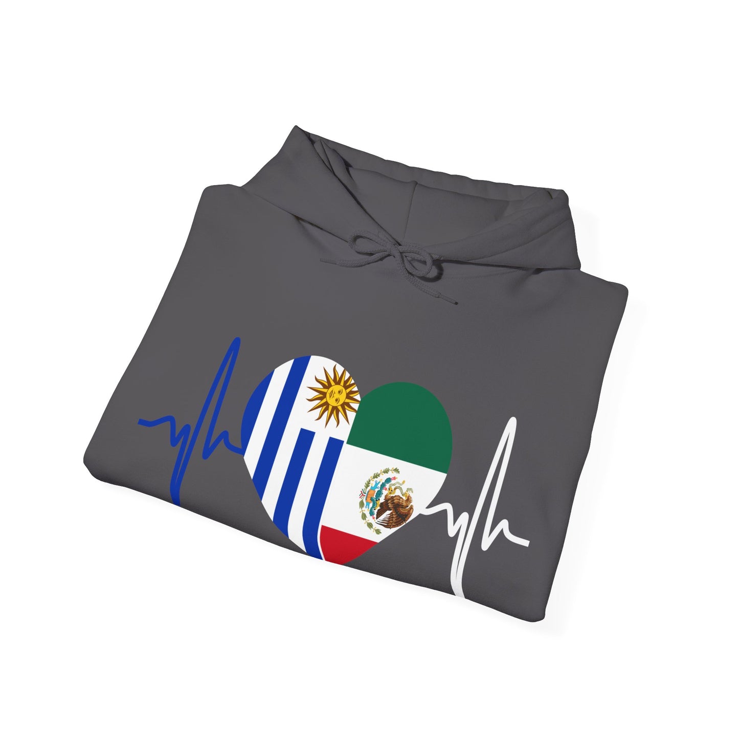 Mexico and Uruguay Hooded Sweatshirt I Sudadera Unisexo México y Uruguay