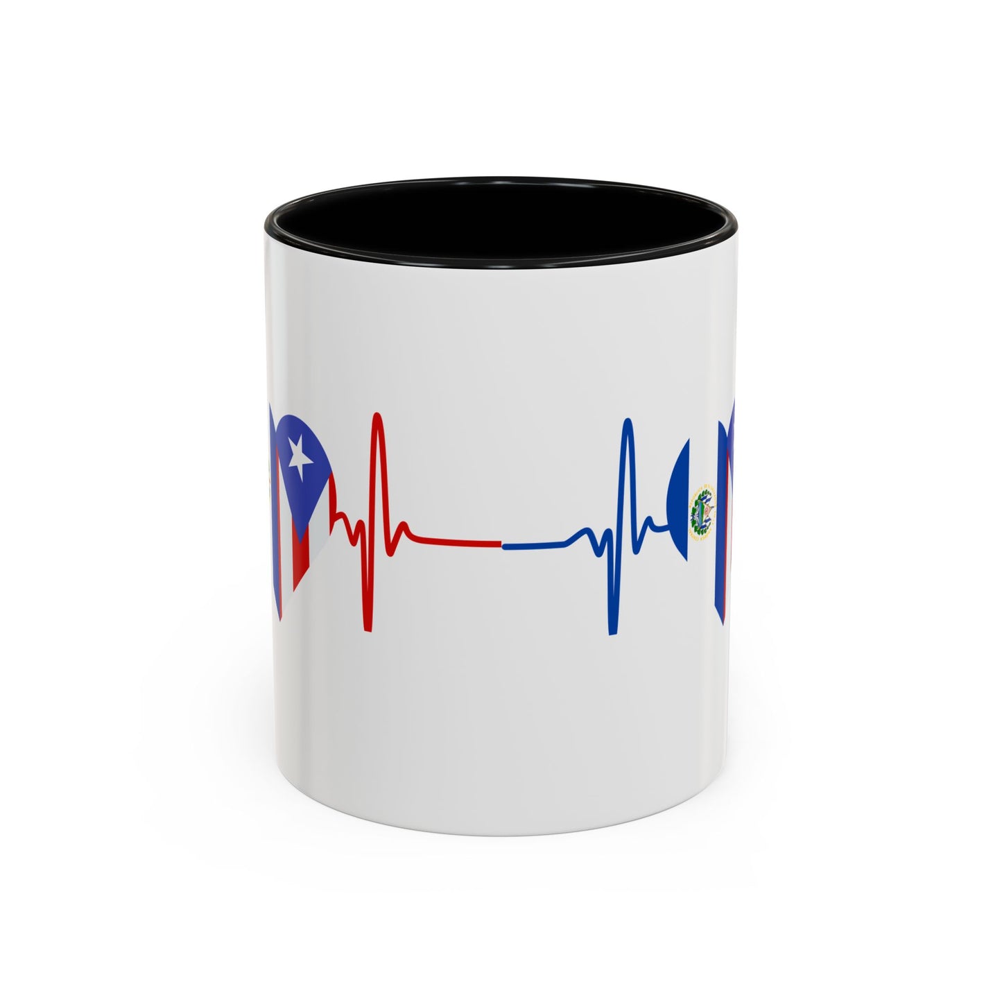 El Salvador and Puerto Rico Mug, 11oz