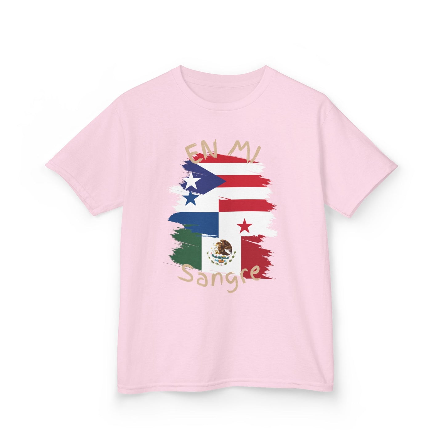 Puerto Rico, Panama and Mexico Kids Tee I Camiseta para Niños Puerto Rico, Panama y Mexico