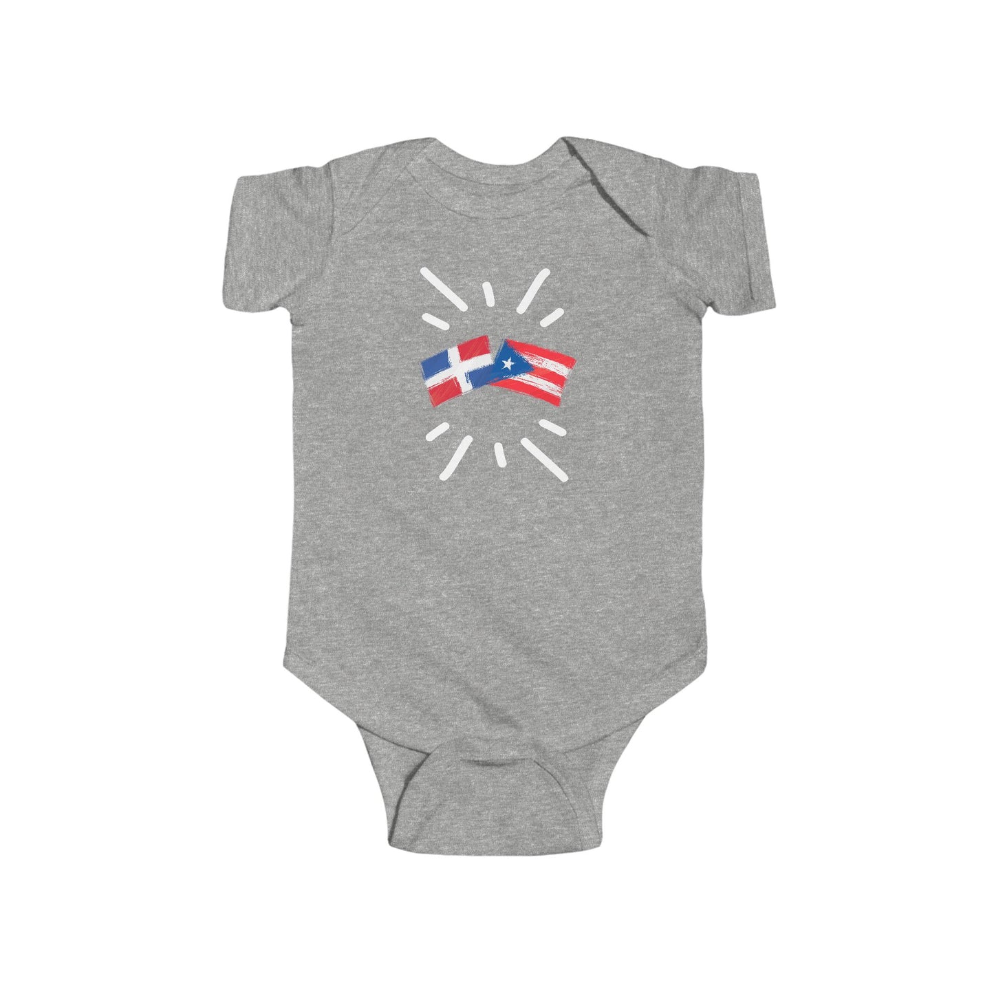 Infant Dominican Republic and Puerto Rico Bodysuit