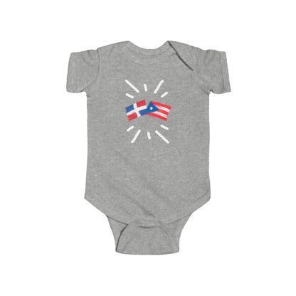 Infant Dominican Republic and Puerto Rico Bodysuit