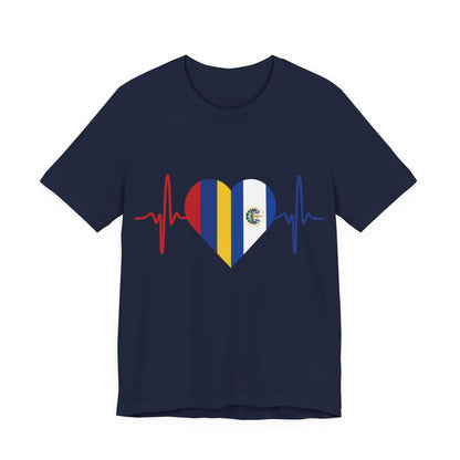 El Salvador & Colombia Unisex Short Sleeve Tee I Camisa Unisexo manga corta El Salvador y Colombia I Cultura Salvadoreña y Colombiana