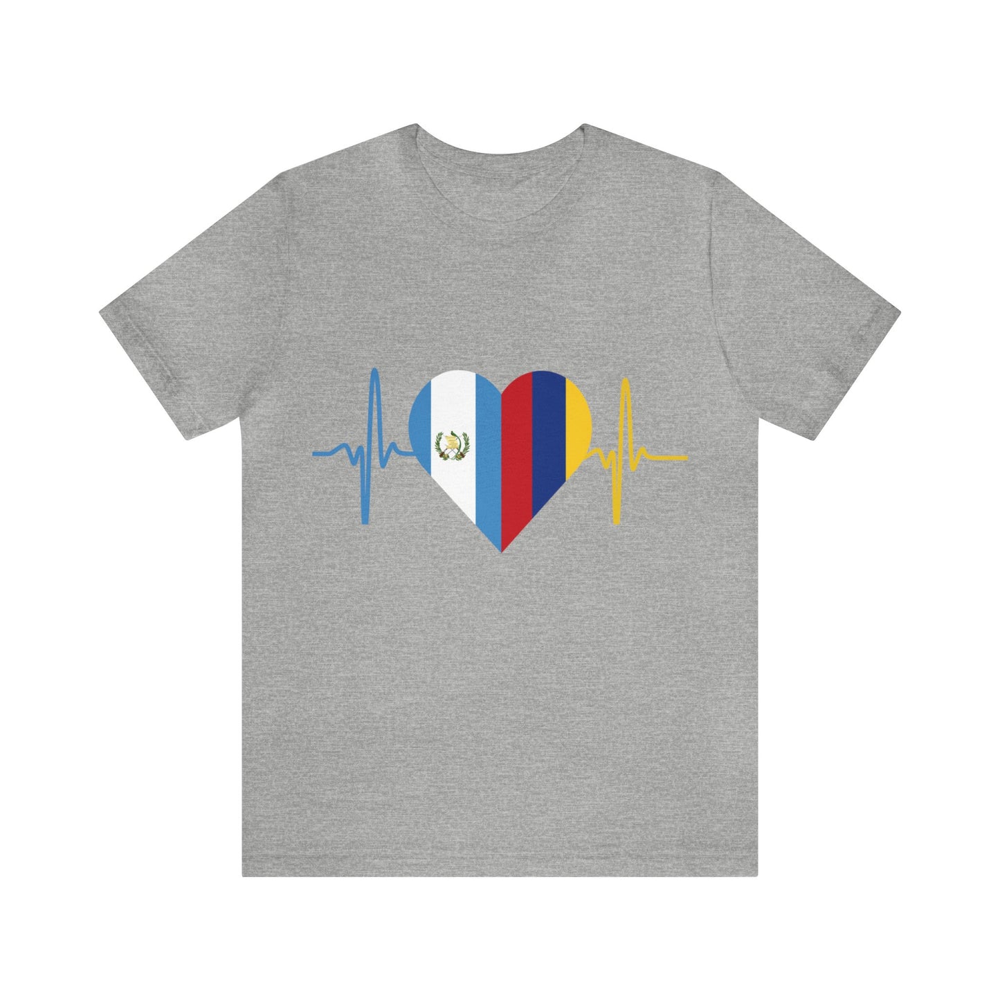 Colombia & Guatemala Unisex Short Sleeve Tee I Camisa Unisexo manga corta Colombia y Guatemala