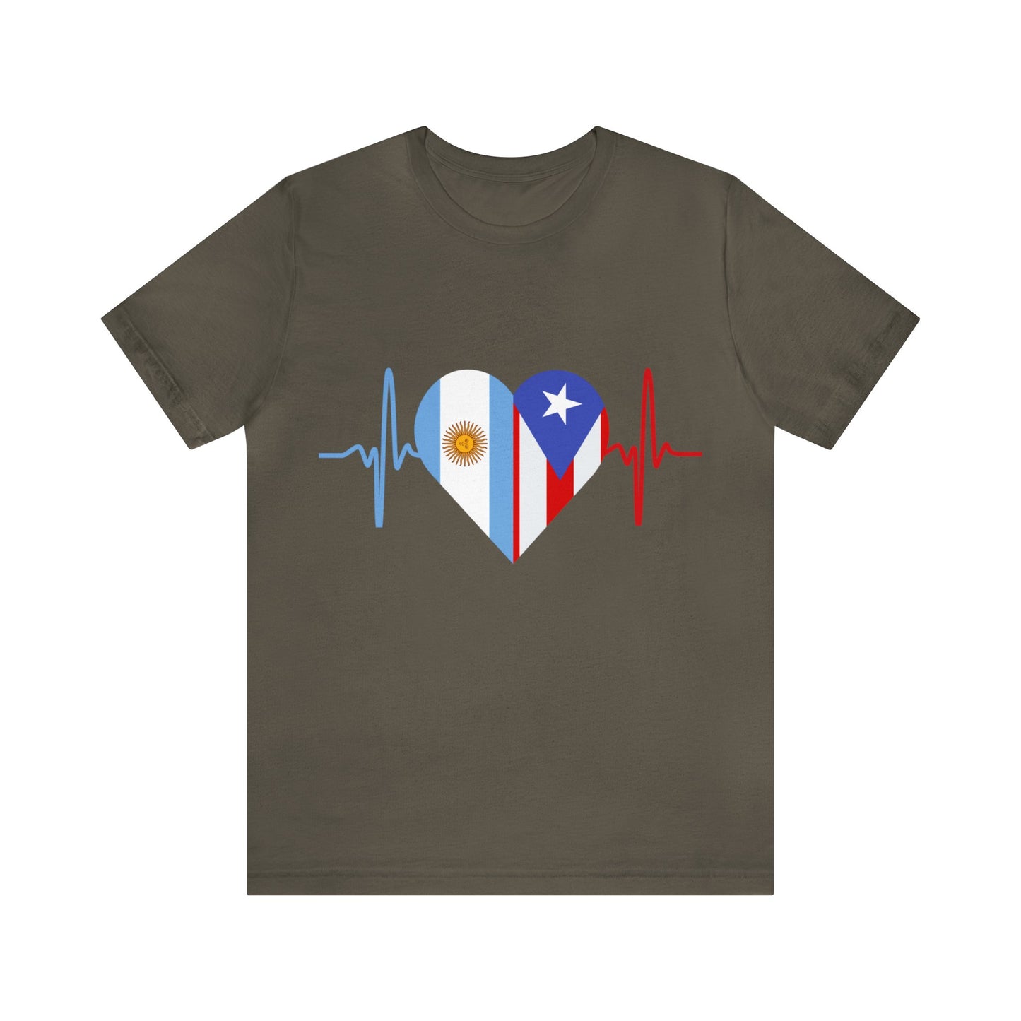 Argentina and Puerto Rico Short Sleeve Tee