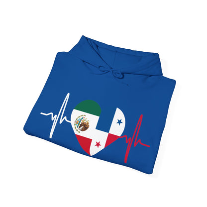 Mexico and Panama Unisex Hooded Sweatshirt I Sudadera Unisexo México and Panama