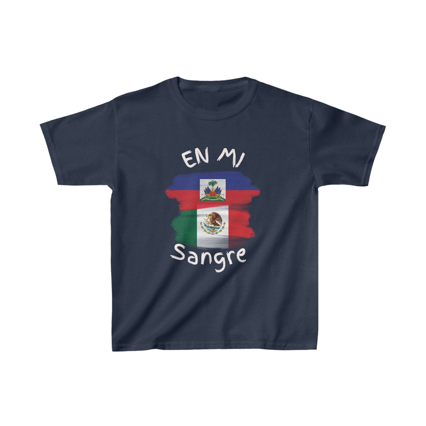 Haití y México Kid's Tee I Camiseta para Niños Haití y México I Cultura Haitiana y Mexicana