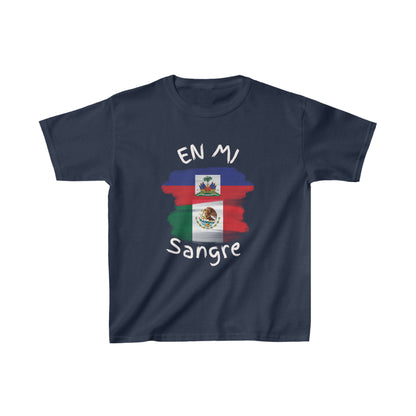 Haití y México Kid's Tee I Camiseta para Niños Haití y México I Cultura Haitiana y Mexicana