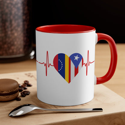Venezuela and Puerto Rico Mug, 11oz
