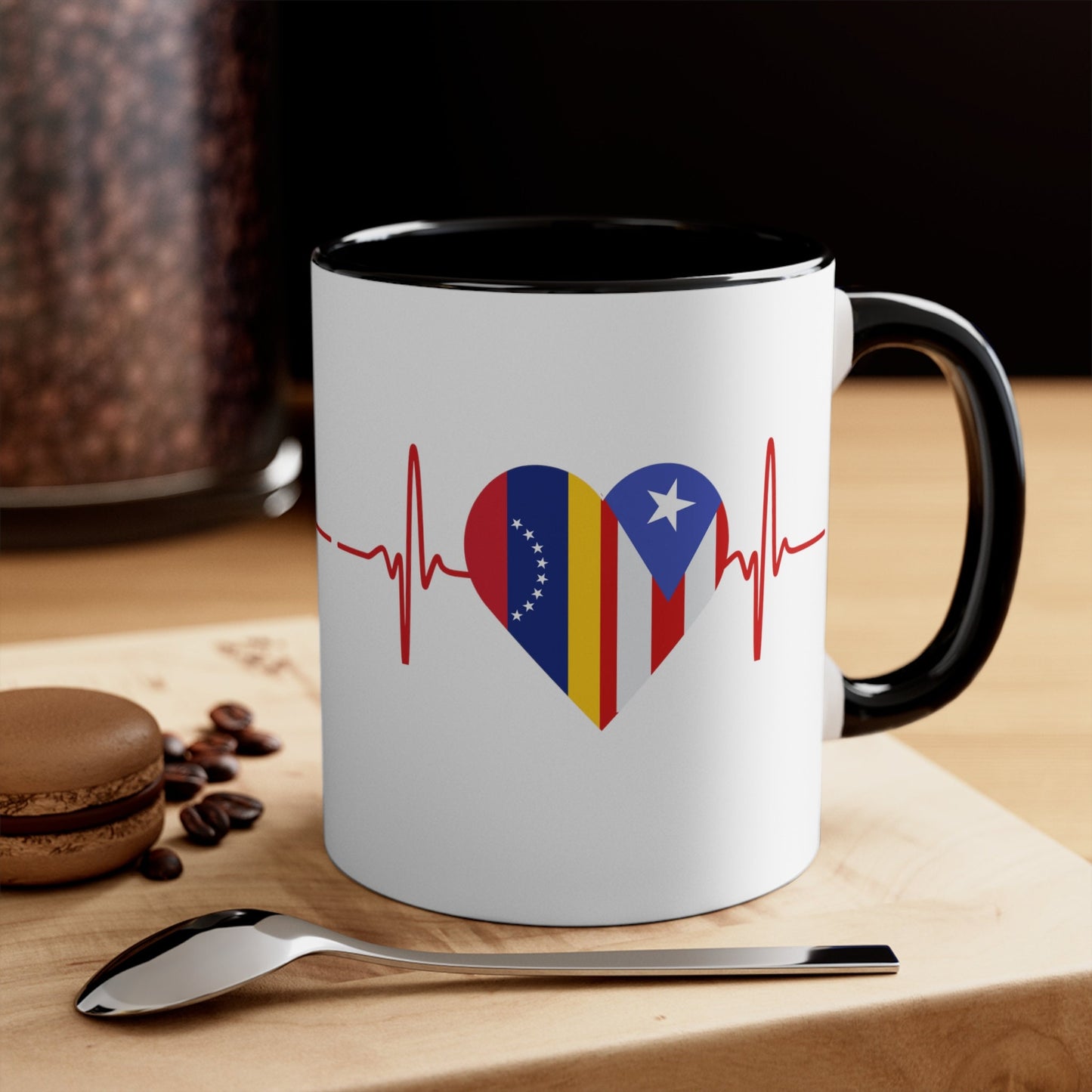 Venezuela and Puerto Rico Mug, 11oz