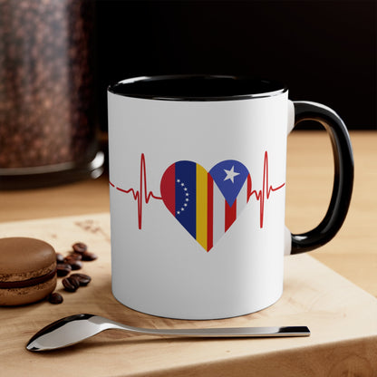 Venezuela and Puerto Rico Mug, 11oz