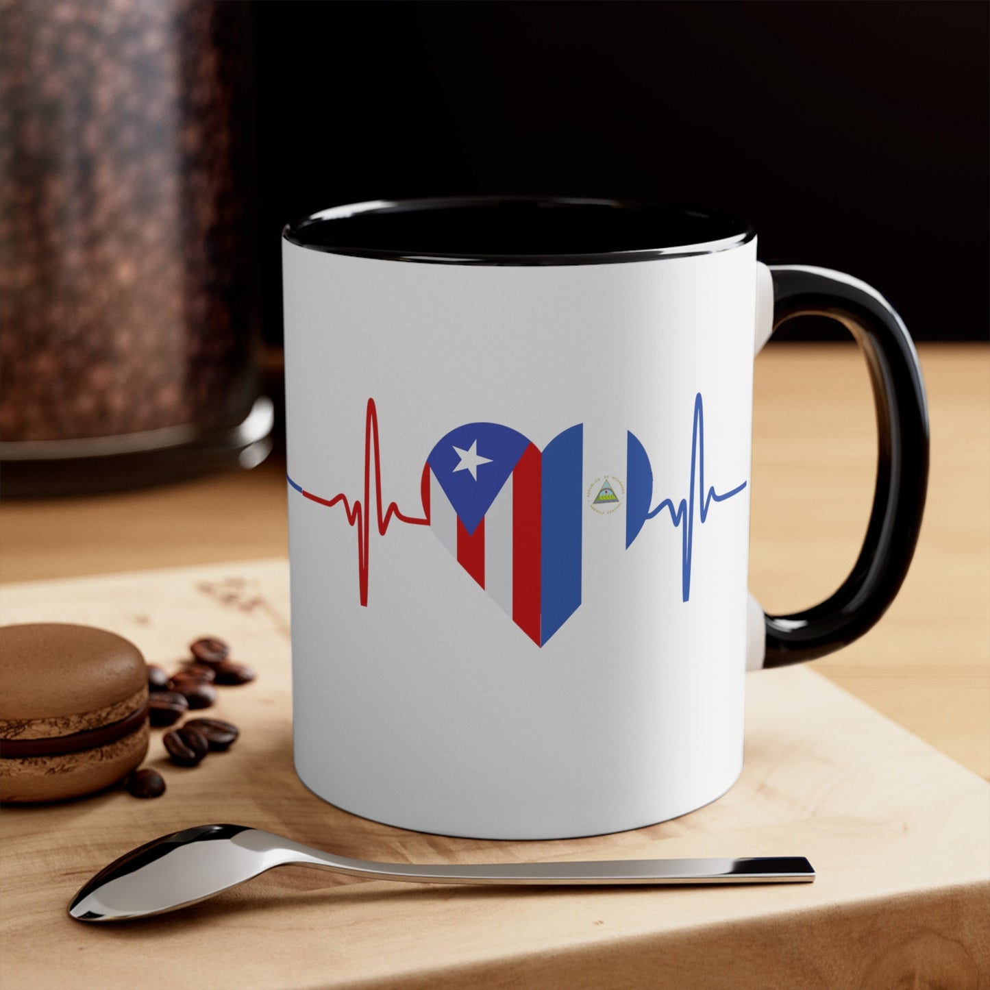 Nicaragua and Puerto Rico Mug, 11oz